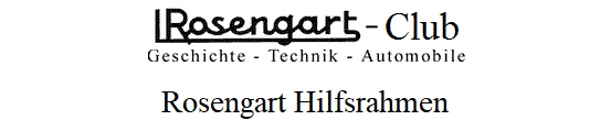 Rosengart Hilfsrahmen