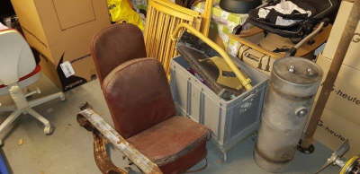 Abholung der teilrestorierten Teile