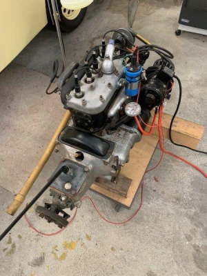 Motor vor dem ersten Probelauf